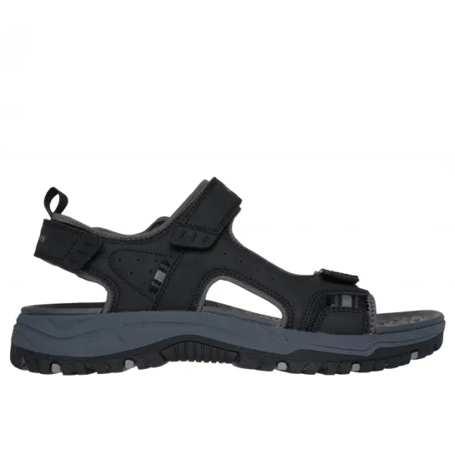 Skechers Relaxed Fit Ανδρικά Σανδάλια σε Μαύρο Χρώμα - 46