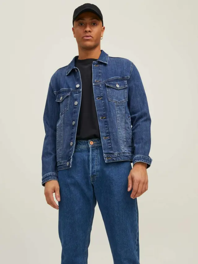 JJIALVIN JJJACKET AKM 004 NOOS Blue Denim - S 3