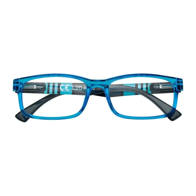 Zippo Reading Glasses Γυαλιά Πρεσβυωπίας Διάφανο Μπλε με Ριγέ Βραχίονες +1.00 31Z-B25-BLU, 1τμχ