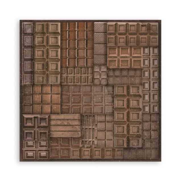 Τυπωμένο ύφασμα Stamperia, 30x30cm, 4 τεμ, Coffee and Chocolate 2