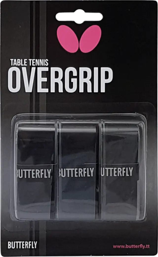 Grip Για Ρακέτα Πινγκ-Πονγκ Butterfly Overgrip Μαύρο-44906901012743