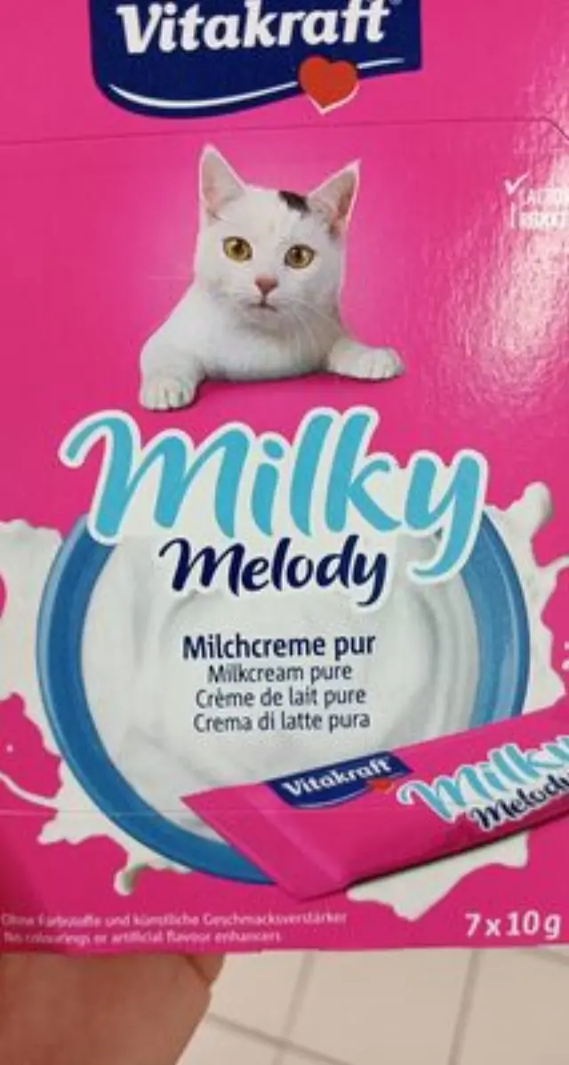 Vitakraft Milky Melody Φακελάκια Γάλακτος (7x10gr) Μονόχρωμο