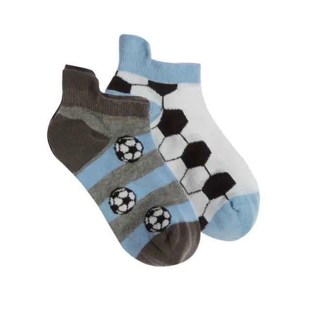 FMS Παιδικές Κάλτσες Sneaker Football - 2 Ζεύγη, Χρώμα Πολύχρωμο