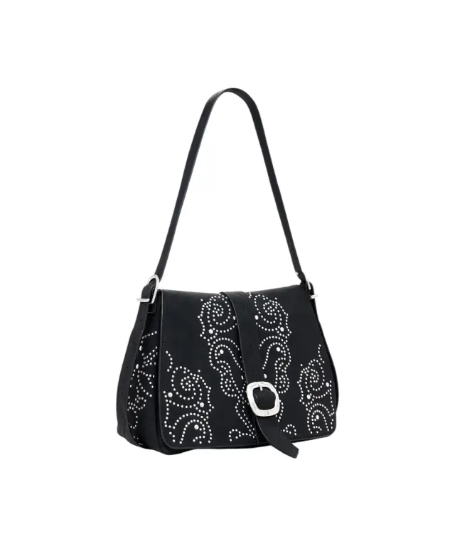 Desigual - Γυναικεία Τσάντα Ώμου Poker Face Posadas Mini 25WAXPBH-2000 Μαύρο 2