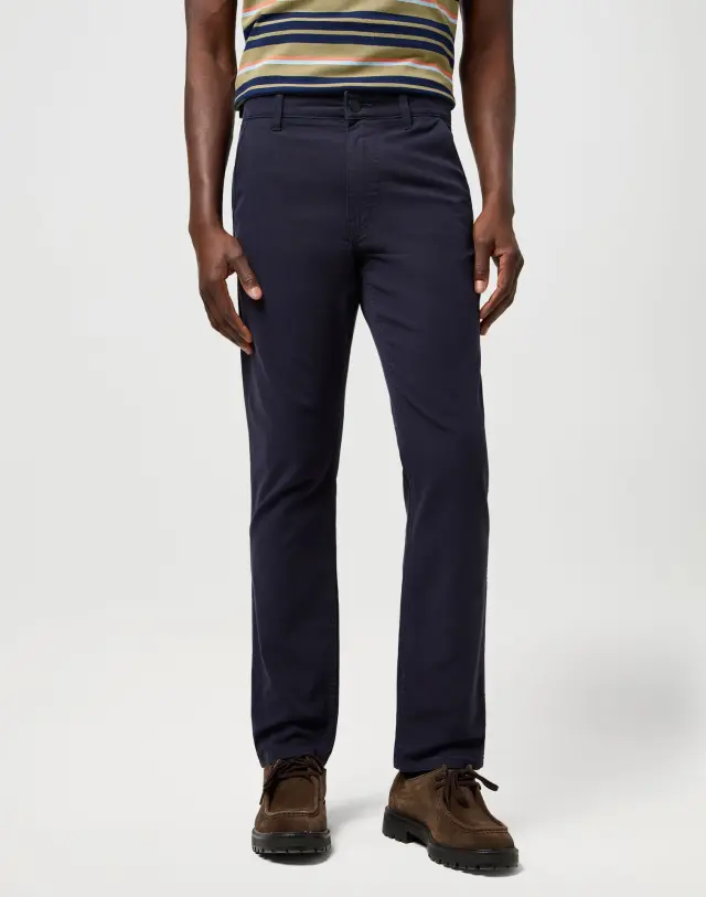Wrangler Ανδρικό Chinos Παντελόνι 112371030 – Dark Navy - 40W 34L