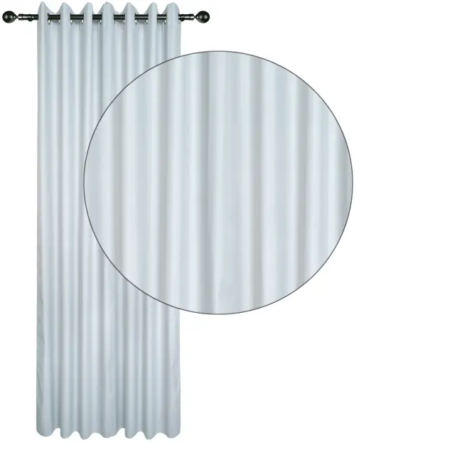 Κουρτίνα Blackout Με Κρίκους 140x270 Das Home 2253 Γκρι 100% Πολυέστερ 2