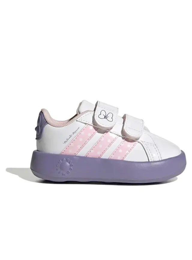 adidas Sportswear Infant's Disney Grand Court Minnie CF I Άσπρο - Μωβ KI9443 (adidas Sportswear)