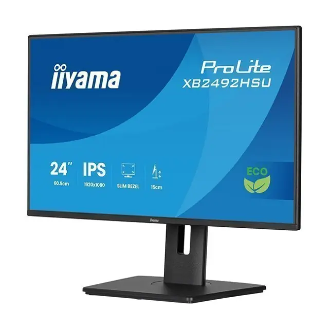 iiyama ProLite XB2492HSU-B1 computer monitor 60.5 cm (23.8") 1920 x 1080 pixels Full HD LED Black 2
