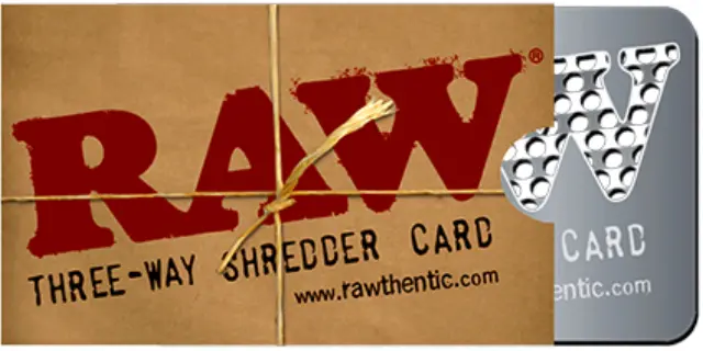 RAW Shredder Card Grinder 2