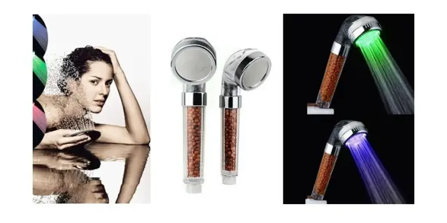 Τηλέφωνο Ντους Health Spa με φωτισμό LED & Φίλτρο Αρνητικών Ιόντων 2