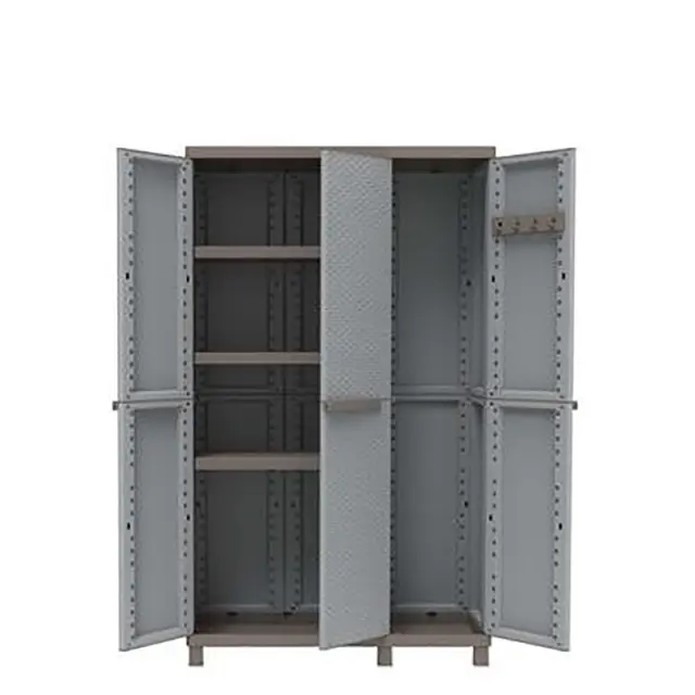 Ντουλάπα Κήπου Πλαστική C RATTAN 102A 102x39x170cm 2