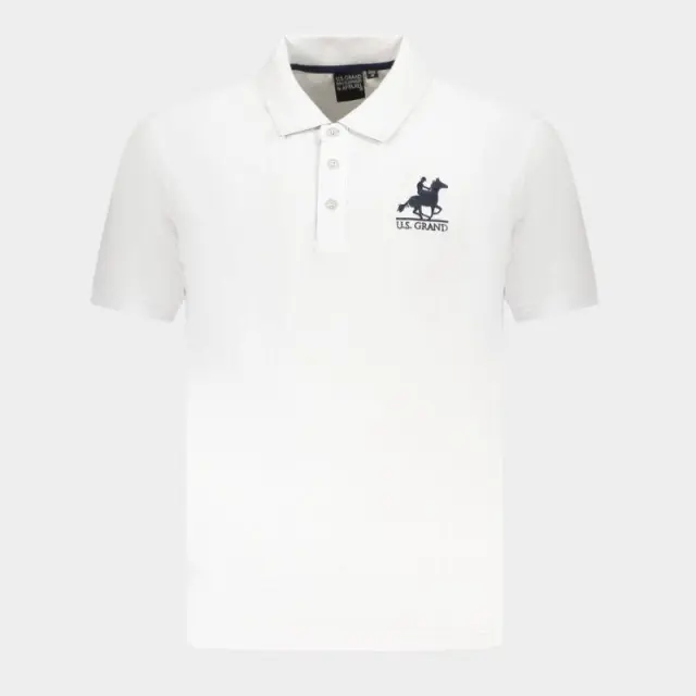 T-shirt U.S.Grand Polo AU02662_BI6BIANC Λευκό - 2XL