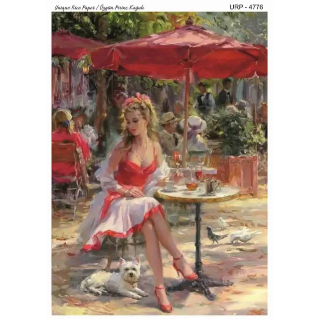 Ριζόχαρτο Rich, 30x42cm, Coffee break, 4776