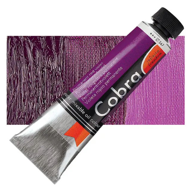 Λάδι Νερού Talens Cobra - 567 Permanent Red Violet - 40ml