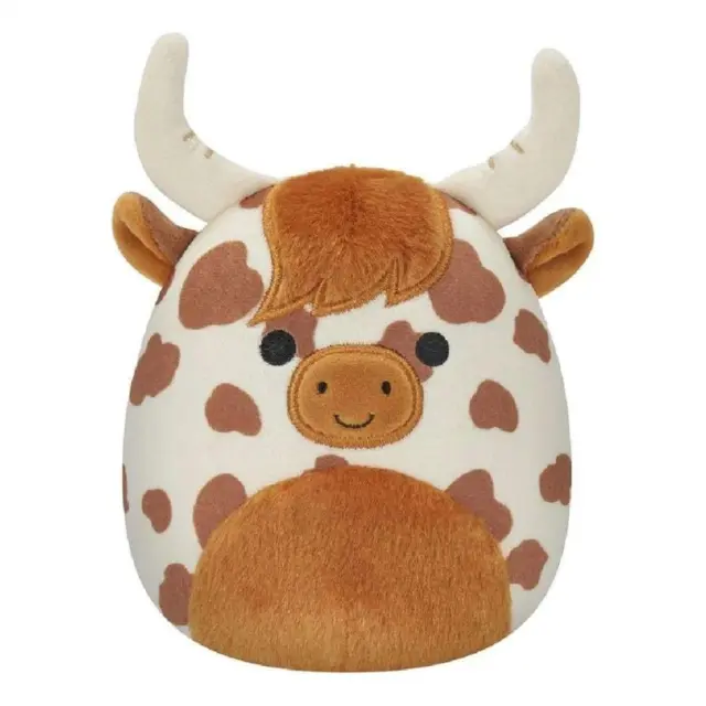 Λούτρινο Squishmallows Alonzo the Brown Spotted Highland Cow 13εκ JWSQ5816