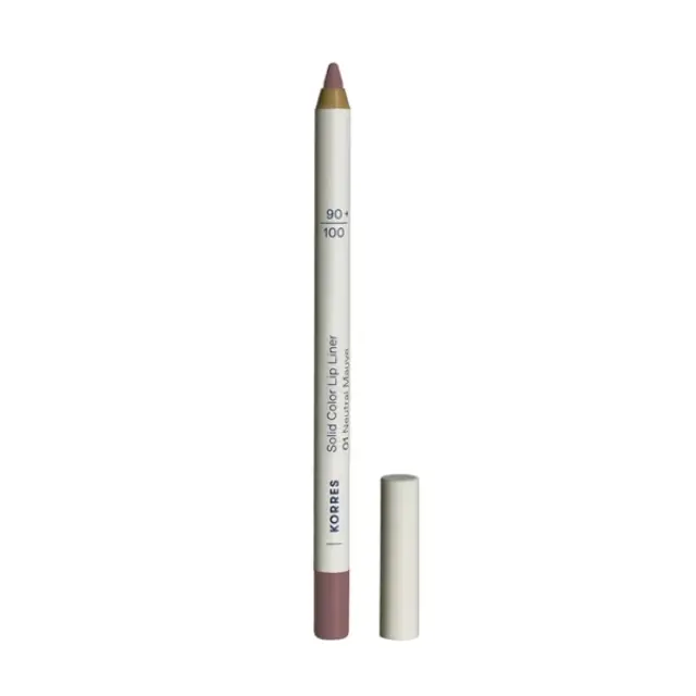 Korres Solid Color Lip Liner 01 Neutral Mauve Μολύβι Χειλιών σε Μωβ Απόχρωση, 1,2gr