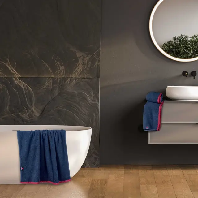 Πετσέτες Σετ 3Τεμ 30x50-50x90-70x140 480gsm Cozy Greenwich Polo Club 4103 Blue 100% βαμβακερό 3