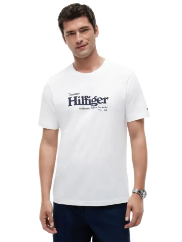 TommyHilfiger ανδρικό t-shirt με λογότυπο MW0MW43448-2