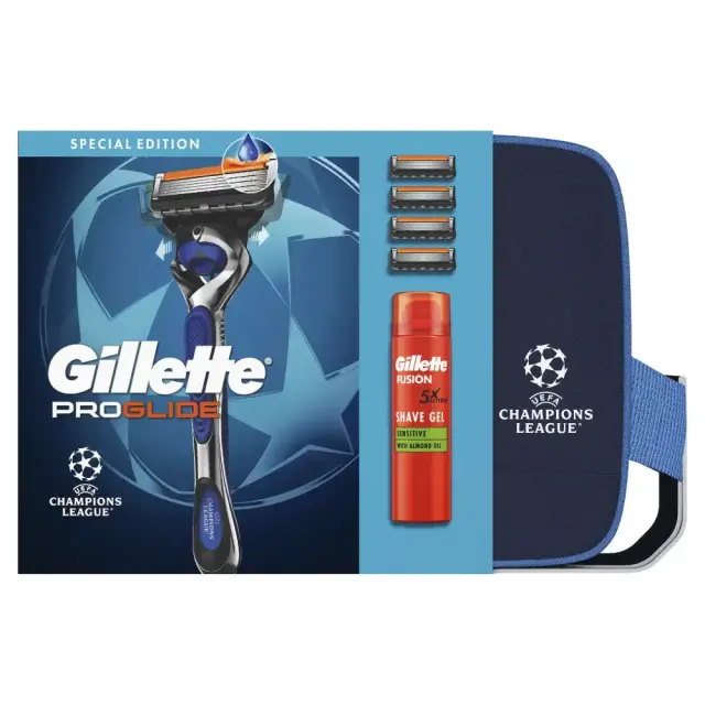 Gillette Proglide Promo ProGlide Ξυριστική Μηχανή 1τμx & Ανταλλακτικά για Ξυραφάκι 4τμχ & Shave Gel 200ml