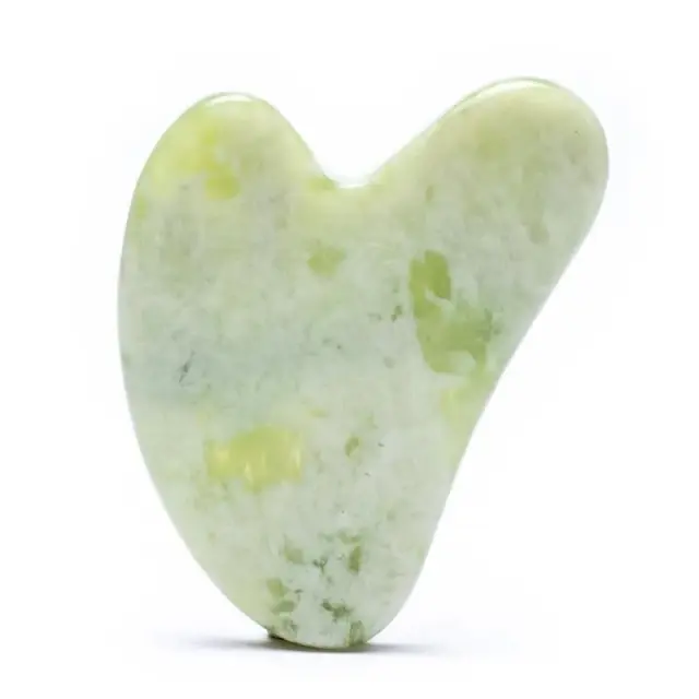 Πέτρα Νεφρίτη για Μασάζ Προσώπου Massage Stone Gua Sha Xinyi Jade
