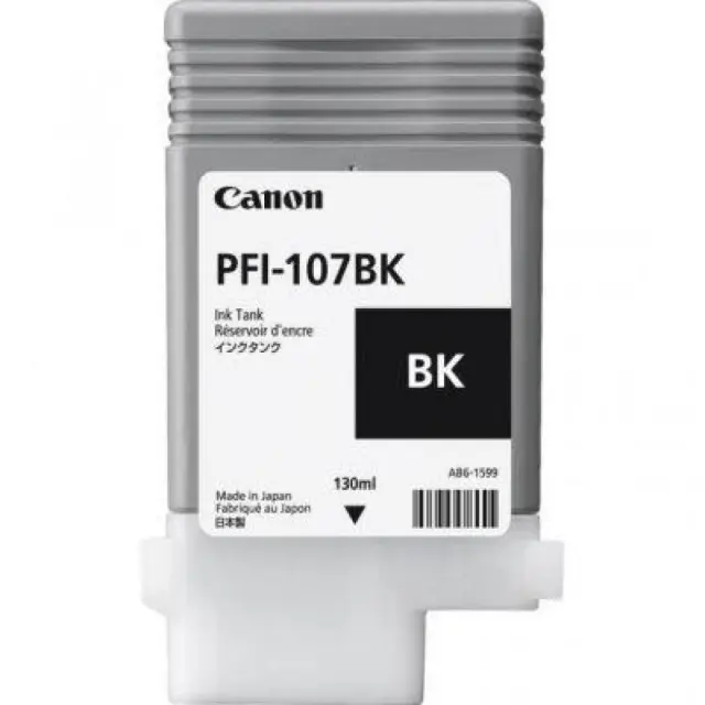 Canon Μελάνι Inkjet PFI-107BK Black (6705B001) (CANPFI-107BK) CANON B2B