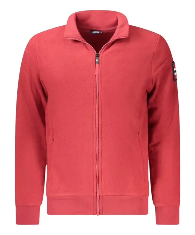 Norway Nautical School - Ανδρική Ζακέτα Φούτερ Fleece 859532-RED Κόκκινο