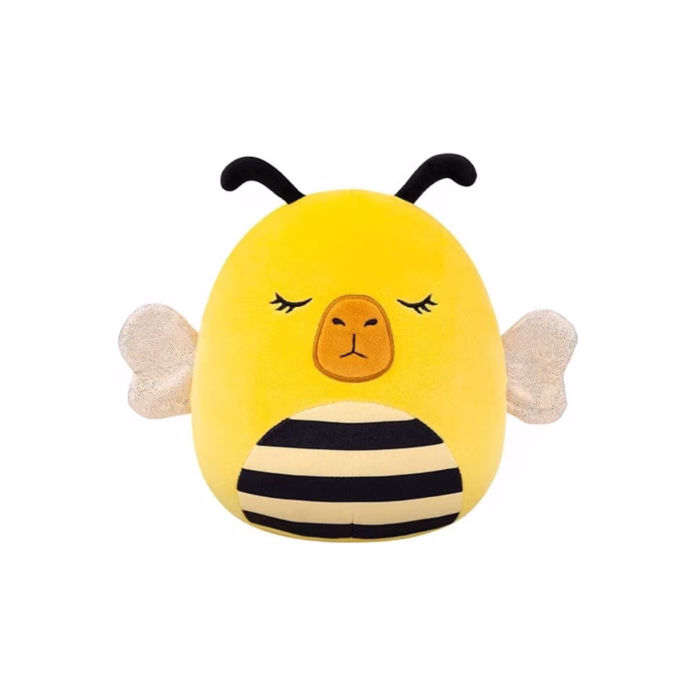 Λούτρινο Squishmallows - Ζωάκια Ψαράκια 19Εκ - Begonia The Capybara Bee, Το Καπιμπαρα JWSQ8641