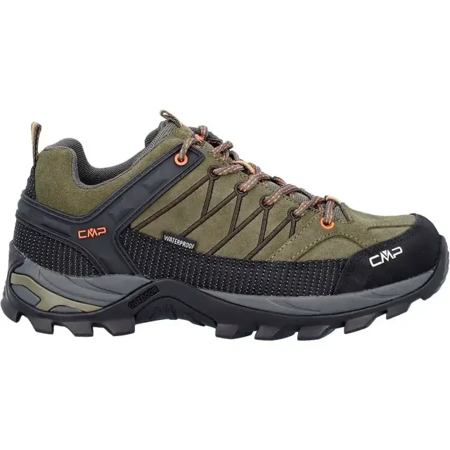 CMP Rigel Low Trekking Wp Ανδρικά Αδιάβροχα Παπούτσια Ορειβασίας Olive Flame - 46