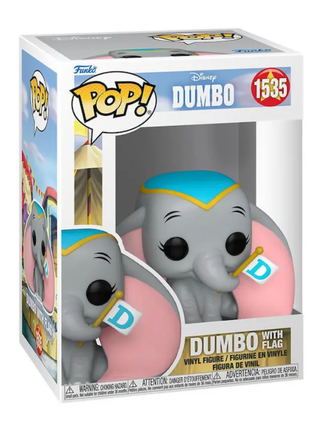 Φιγούρα Funko Pop! Disney: Dumbo - Dumbo with Flag #1535 Vinyl Figure
