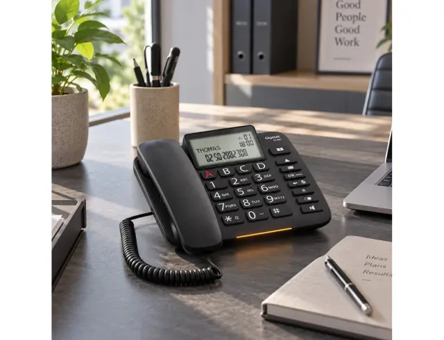Eνσύρματο Τηλέφωνο Gigaset DL380 S30850-S217-R601 - BlackS30850-S217-R601