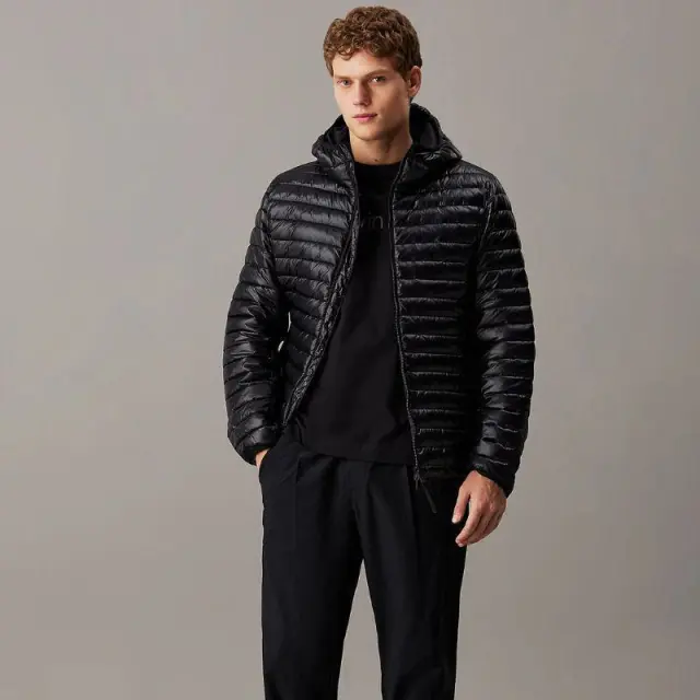 Calvin Klein - Ανδρικό Χειμωνιάτικο Μπουφάν Performance Regular Fit 00GMF4O517-BAE Μαύρο - 2XL