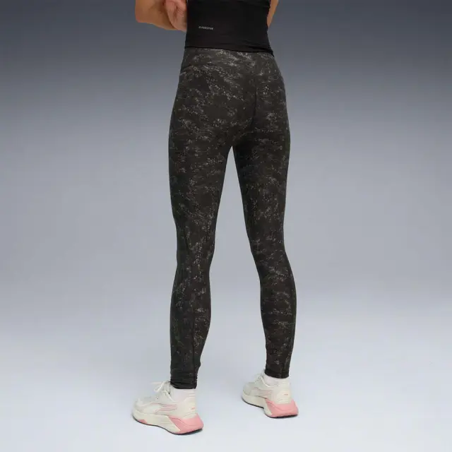 Puma Women's Cloudspun High-Waist Allover Print Tight Μαύρο 528464-01 (Puma) 2