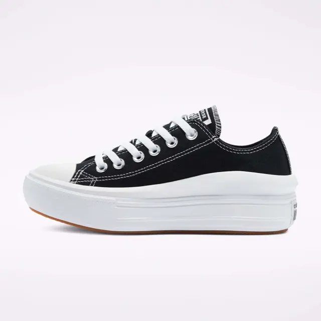Converse Women's Chuck Taylor All Star Move OX Platflorm Μαύρο - Άσπρο 570256C (Converse) 2
