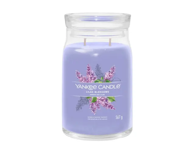 Αρωματικό Κερί Yankee Candle με διάρκεια καύσης έως 80 ώρες και άρωμα Lilac Blossoms1629963E