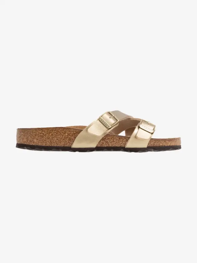 Birkenstock Παντόφλες Γυναικείο Birko-Flor(ανθεκτικό υλικό της Birkenstock-επιτρέπει την επαφή με το νερό) Χρυσό BIR/YAO BALANCE 1016685 GOLD 3
