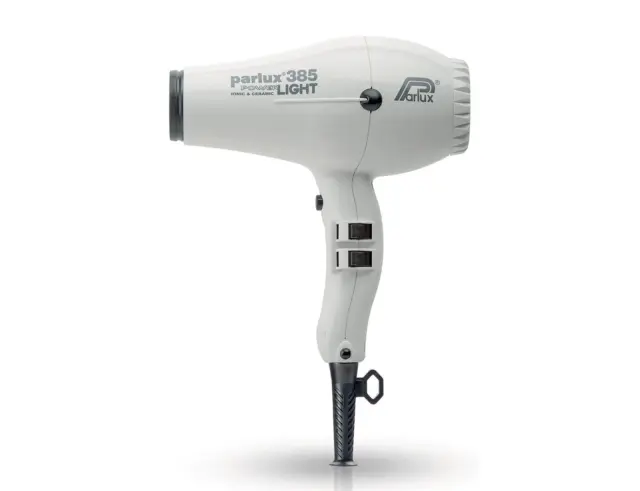 Επαγγελματικό Πιστολάκι Μαλλιών Parlux 385 PowerLight με ισχύ 2150W και 4 θερμοκρασίες - White385 White