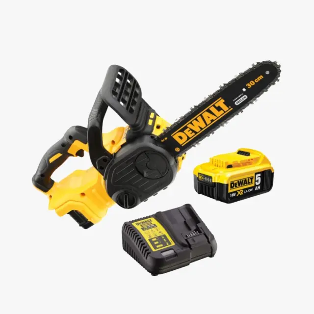 Dewalt DCM565P1 Αλυσοπρίονο Μπαταρίας 1x5Ah Brushless 18V 3.6kg με Λάμα 30cm