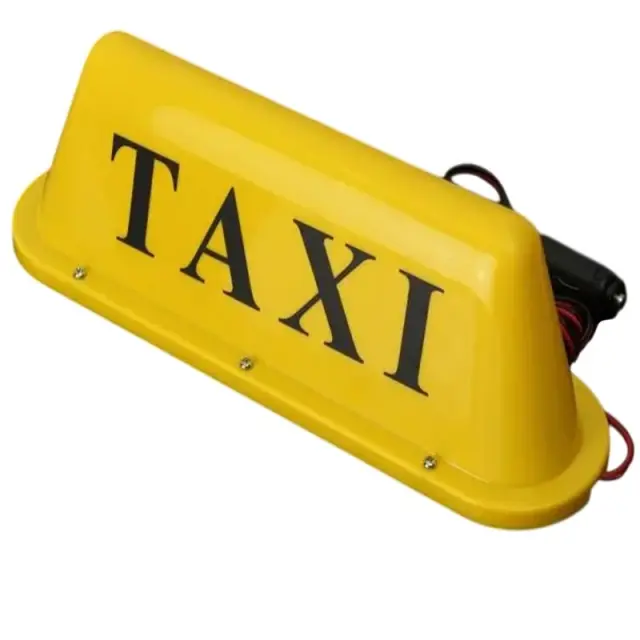 ΤΑΜΠΕΛΑ ΤΑΧΙ ΜΑΓΝΗΤΙΚΗ ΚΙΤΡΙΝΟ ΦΩΣ TAXI-1330