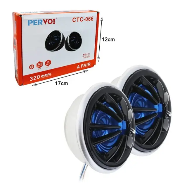 Pervoi Σετ Ηχεία Αυτοκινήτου CTC-066 320Wmax – Car speakers z891026 3