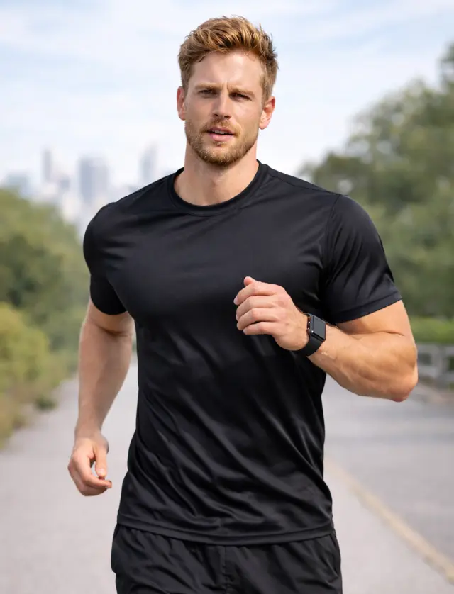T-shirt Noshame® Μαύρο Dry Fit - 152611 - XXL 2
