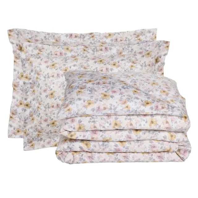 Σετ Σεντόνια 240x260 Υπέρδιπλα Prestige Das Home 1720 Multicolor Χωρίς Λάστιχο100% Βαμβακoσατέν 3