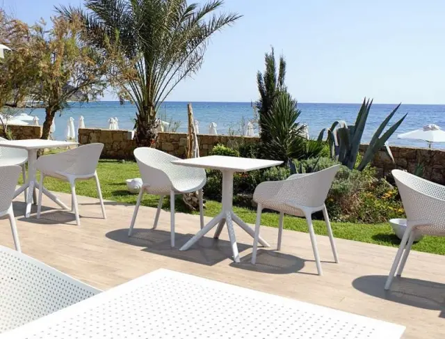 Τραπέζι SKY Dove Grey PP 70x70x74cm 3