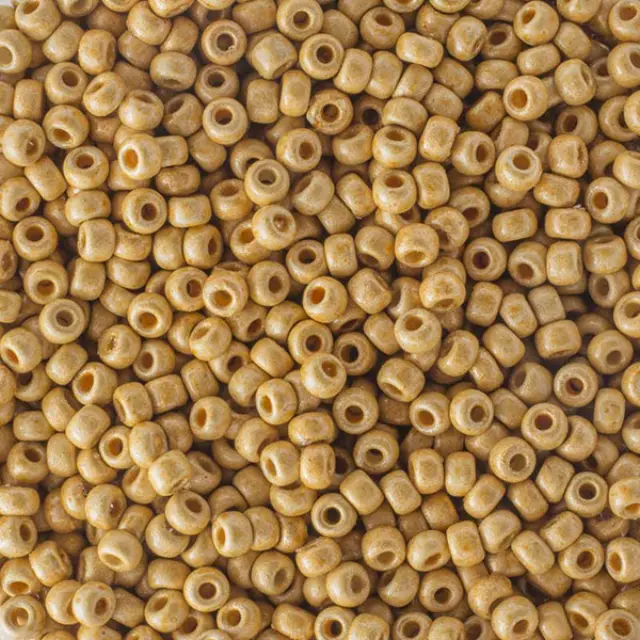 Χάντρα Miyuki Round Rocailles 11/0 - 4202F - Matte Gold Duracoat Galvanized ~10gr