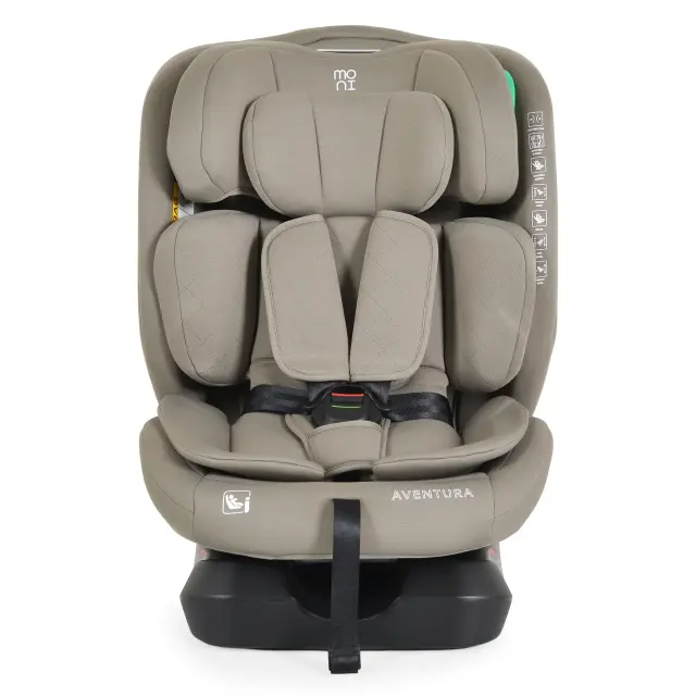 Moni Aventura Κάθισμα Αυτοκινήτου i-Size 40-150cm 0-36kg Beige 2
