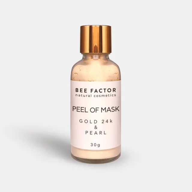 BEE FACTOR PEEL OFF ΜΑΣΚΑ ΜΕ ΧΡΥΣΟ 24K & ΜΑΡΓΑΡΙΤΑΡΙ – 30GR