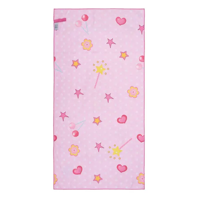 Beauty Home Πετσέτα θαλάσσης διπλής όψης παιδική Microfiber Αrt 2265 Ροζ 2