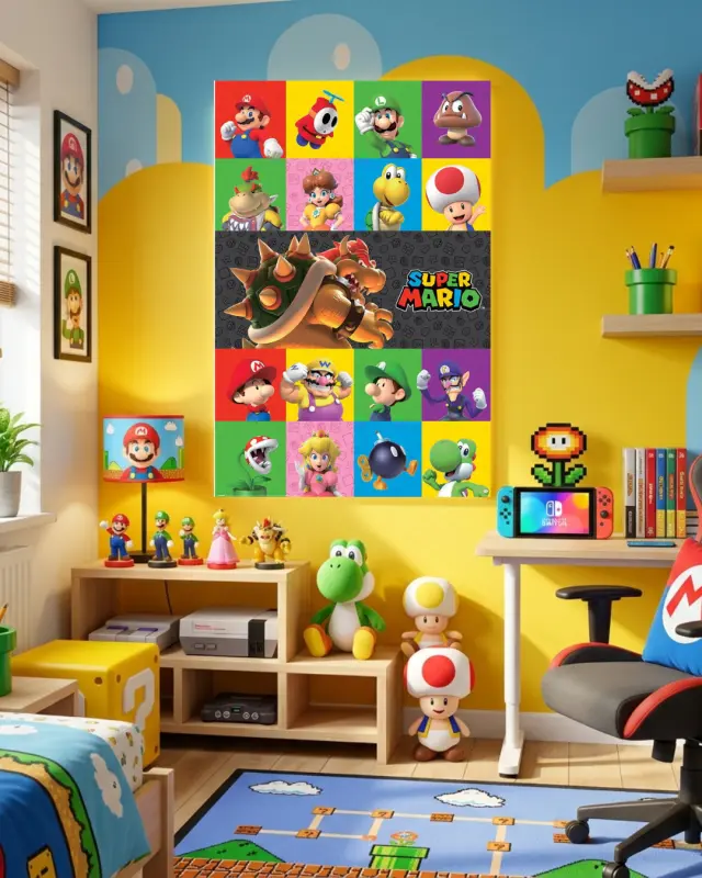 Αφίσα Super Mario Characters Poster 61x91,5cm PP2402577 3