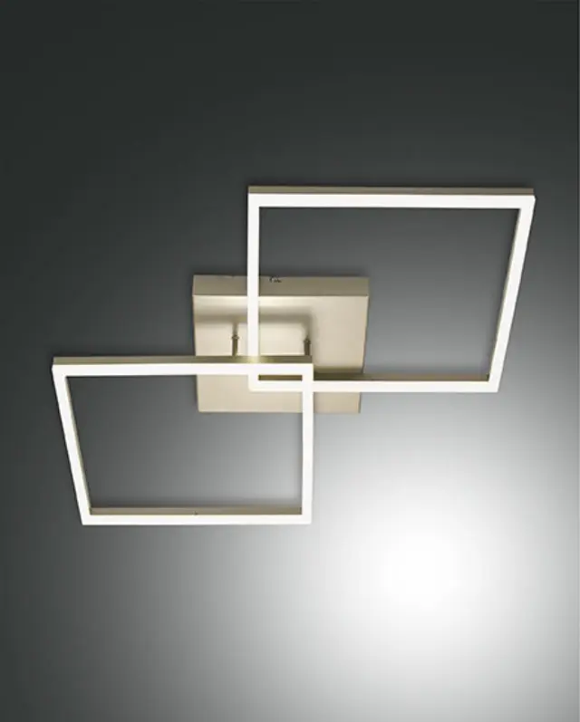 Bard 3394-65/66 φωτιστικό οροφής 65x65 Χρυσό Θερμό λευκό