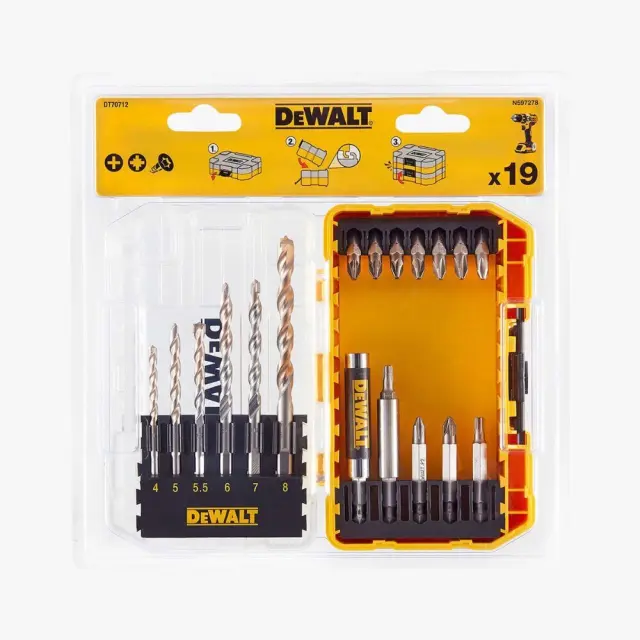 Dewalt DT70712 Σετ 19 Τρυπάνια 2