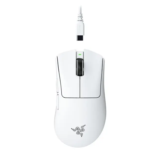 Razer Gaming Mouse DeathAdder V4 Pro White (RZ01-05330200-R3G1)